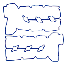 AVC293S APEX Valve Cover Gasket Valve Cover Gasket