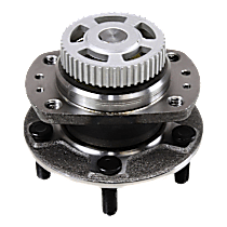 Rear, Driver or Passenger Side Wheel Hub, Without 14 (in) Wheels, 5 Lugs, With Bearing