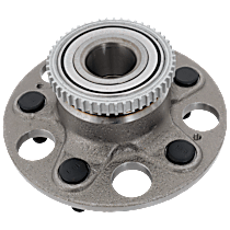 Rear, Driver or Passenger Side Wheel Hub, 5 Lugs, With Bearing