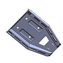 5421100 Performance Replacement Series Gray Steel Skid Plate