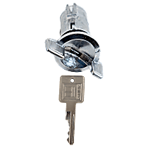 Ignition Lock Cylinder - Chrome, with Keys