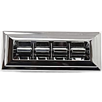 Front, Driver Side Window Switch, Chrome, 4-Button