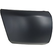 Front, Passenger Side Bumper End, Primed Plastic