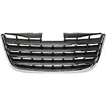Grille Assembly, Chrome Shell With Gray Insert