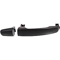 Front Or Rear, Passenger Side, Or Rear, Driver Side Exterior Door Handle, Textured Black, Without Key Hole