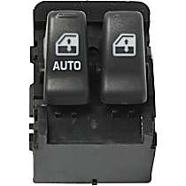 Front, Driver Side Window Switch, Black, 2-Button, 6 Cyl., 3.4L Engine