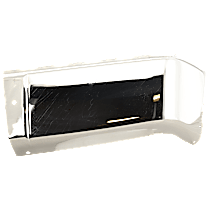 Rear, Passenger Side Bumper End, Chrome Steel