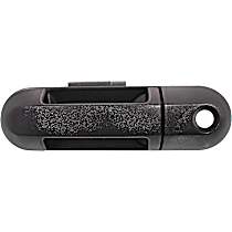 Front, Driver Side Textured Black Exterior Door Handle, With Key Hole, 4-Door, Sport Utility