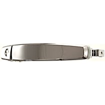 Front, Driver or Passenger Side Chrome Exterior Door Handle, With Key Hole, With Lock Provision