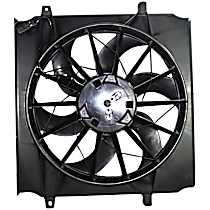Radiator Fan 6 Cyl 3.7L, For Models Without Heavy Duty Cooling, Single fan