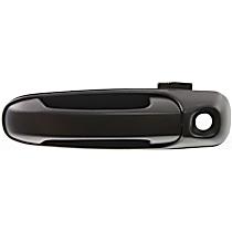 Front, Driver Side Smooth Black Exterior Door Handle, With Key Hole, Sport Utility