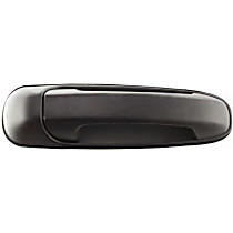 Rear, Passenger Side Smooth Black Exterior Door Handle, Without Key Hole, Sport Utility