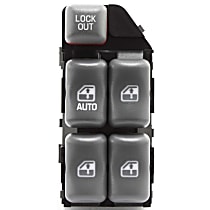 Front Window Switch, Gray, 5-Button