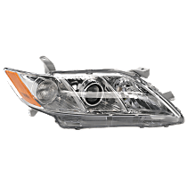 Passenger Side Headlight, Without bulb(s), Halogen, Base/CE/LE/XLE Model, USA Built