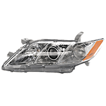 Driver Side Headlight, Without bulb(s), Halogen, Base/CE/LE/XLE Model, USA Built