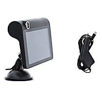 Premium 4in. LCD 1080P Dual Dashboard Camera with 360 Swivel Mount