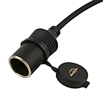 12V Battery Clip Power Adapter, Heavy Duty 4ft. Cord, Features a Built in Dust Cover