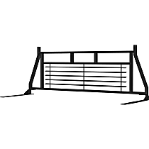 111001 Classic Series Headache Rack, Louver, Powdercoated Black, Sold individually