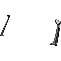 15915 Light Bar Mounting Kit - Powdercoated Black, Direct Fit, Sold individually