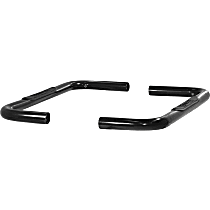 203001 3in Side Bars Series Powdercoated Black Nerf Bars, Covers Cab Length - Set of 2