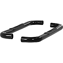 Nerf Bars, 96.0 in. Bed, Fleetside, Standard Cab Pickup, Powdercoated Black, Covers Cab Length, Set of 2, 3in Side Bars Series - 