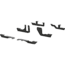 2051106 Running Board Mounting Kit - Powdercoated Black, Steel, Direct Fit, Kit