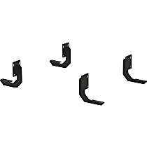 2055123 Running Board Mounting Kit - Powdercoated Black, Steel, Direct Fit, Kit
