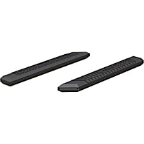 AdvantEDGE Series Running Boards, Crew Cab Pickup; 5.5 in.; 85 in. Length, Powdercoated Black, Non-Powered, Aluminum, Set of 2