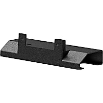 2072100 Winch Plate - Powdercoated Textured Black, Steel, Direct Fit