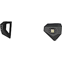 2081205 TrailChaser Series Bumper End, Powdercoated Textured Black Aluminum