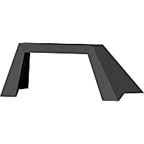 2081252 Brush Guard - Powdercoated Textured Black, Steel, Direct Fit, Sold individually