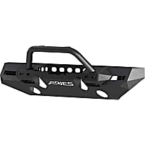 2082088 Front Bumper, Powdercoated Textured Black, Option 8, Brush Guard, Mounting Hardware