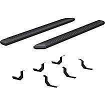 AdvantEDGE Series Running Boards, Powdercoated Black, Non-Powered, Aluminum, Set of 2