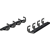 Running Boards, Sport Utility; 5.5 in., Powdercoated Black, Non-Powered, Carbon Steel, Set of 2, AscentStep Series