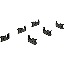 3025111 Running Board Mounting Kit - Powdercoated Black, Steel, Direct Fit, Kit