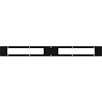 PC10OB LED Light Bar Cover - Powdercoated Textured Black, Steel, Universal