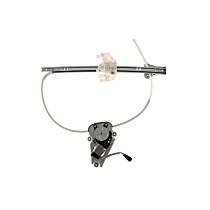 RPACH-069 Front, Driver Side Power Window Regulator, With Motor
