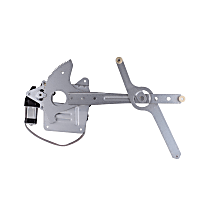 RPAGM-001 Front, Driver Side OE Replacement Series Power Window Regulator, With Motor