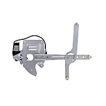 RPAGM-002 Front, Passenger Side OE Replacement Series Power Window Regulator, With Motor