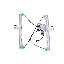 Sport Utility Front, Passenger Side Power Window Regulator, With Motor, 4-Door, OE Replacement Series