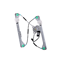 Sedan Front, Passenger Side Power Window Regulator, With Motor, 4-Door, OE Replacement Series