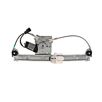 Sedan Rear, Driver Side Power Window Regulator, With Motor, 4-Door, OE Replacement Series