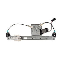 Sedan Rear, Passenger Side Power Window Regulator, With Motor, 4-Door, OE Replacement Series