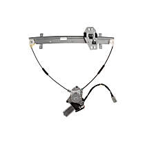 RPAH-106 Front, Driver Side Power Window Regulator, With Motor