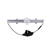 RPFD-033 Sedan Front, Driver Side OE Replacement Series Power Window Regulator, Without Motor