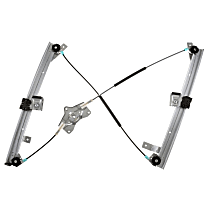 RPVG-019 Front, Driver Side OE Replacement Series Power Window Regulator, Without Motor