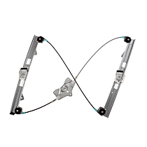 Sedan Front, Driver Side Power Window Regulator, Without Motor, 4-Door, Without Door Panel, OE Replacement Series