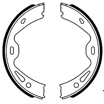 997-352-993-04 Parking Brake Shoe - Direct Fit, Sold individually