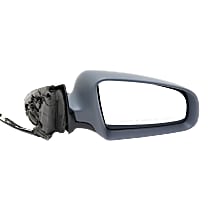 Passenger Side Mirror, Power, Manual Folding, Heated, Paintable, Without Signal Light, Without memory, Without Puddle Light, Without Auto-Dimming, Without Blind Spot Feature