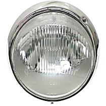 0-301-800-101 Headlight Assembly H-4 (European with Chrome Rim) (without Bulbs) - Replaces OE Number 911-631-113-00